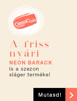 Classic Nails gél lakk, 1165, neon barack