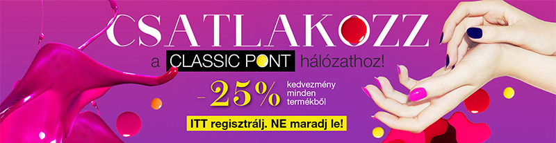 Classic Nails Pont csatlakozz