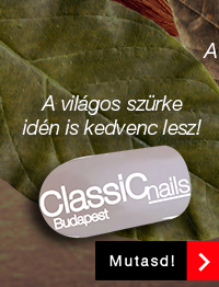 Classic Nails őszi gél lakk, világos szürke, 120