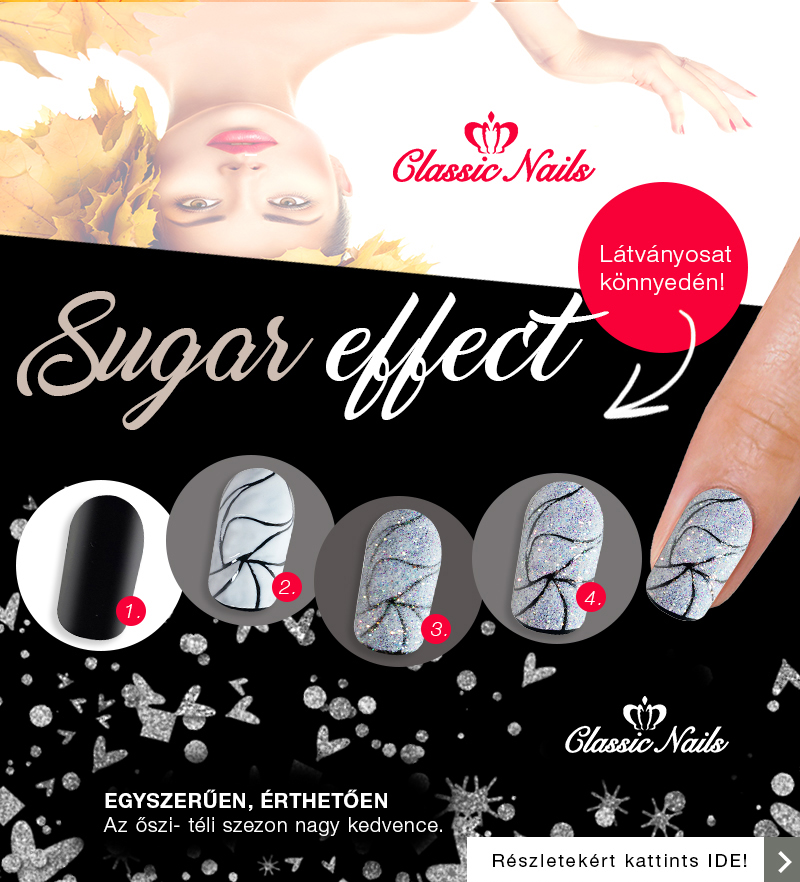 Classic Nails sugar effect