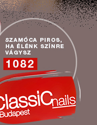 Classic Nails szamóca piros gél lakk