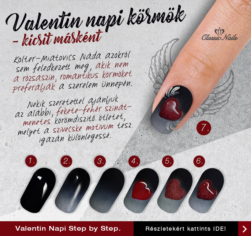 Vagány Valentin napi körmök