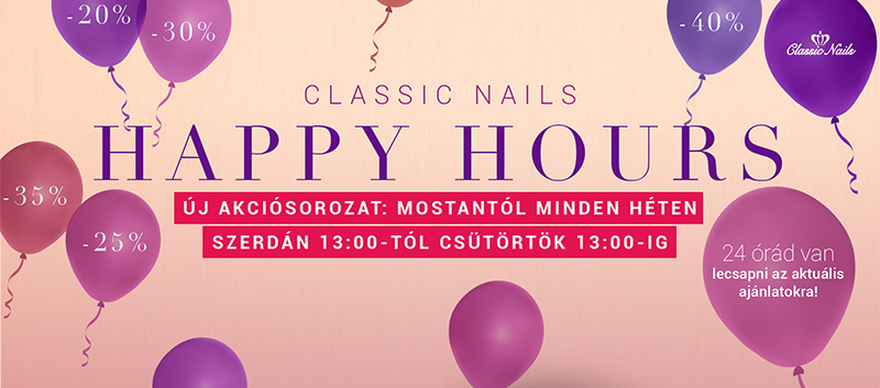 Classic Nails Happy Hours