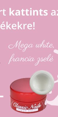 Mega white francia zselé