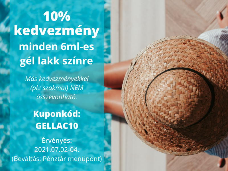 GÉl lakk kupon -10%